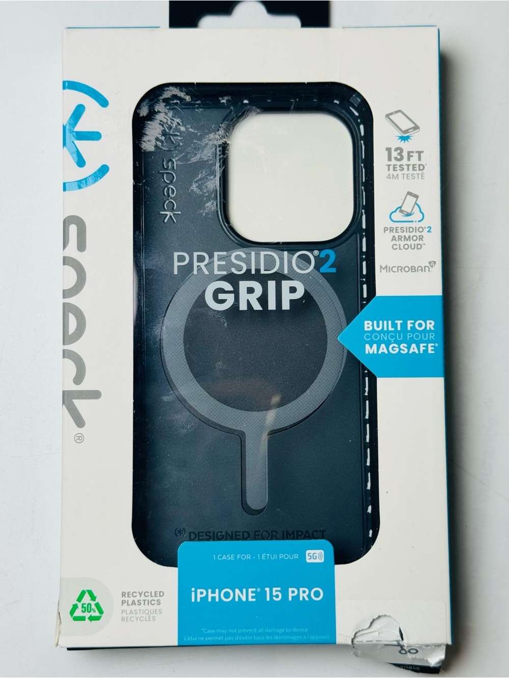 speck Presidio2 Grip Case for iPhone 15 Pro - Black